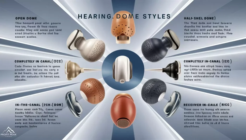 Types of Hearing Aid Domes