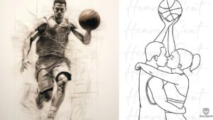 Drawing Basketball and Elevate